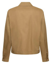 Burberry Men's Brown Tech Blend Zip-up Jacket